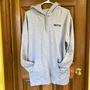 Posty Company.  Large grey kangaroo hoodie.  like new excellent condition